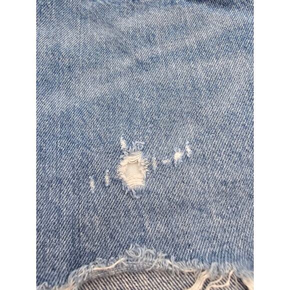 Levi's 501 Women's 29 Denim Blue Cutoff Shorts - Picture 4 of 9